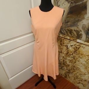 EUC Calvin Klein Solid A Line Midi Dress